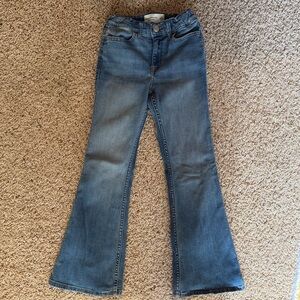 Abercrombie High Rise Flare Jeans - Size 7/8 Regular